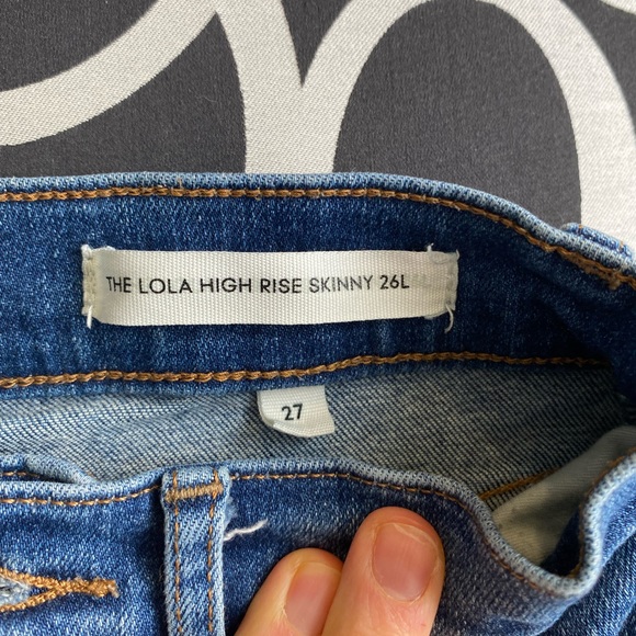 Denim Forum (Aritzia) Lola high rise skinny - Picture 2 of 5